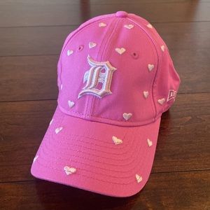 Girls Detroit Tigers Pink Hat size Youth